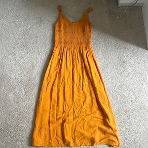 Wild Fable Midi Orange Dress